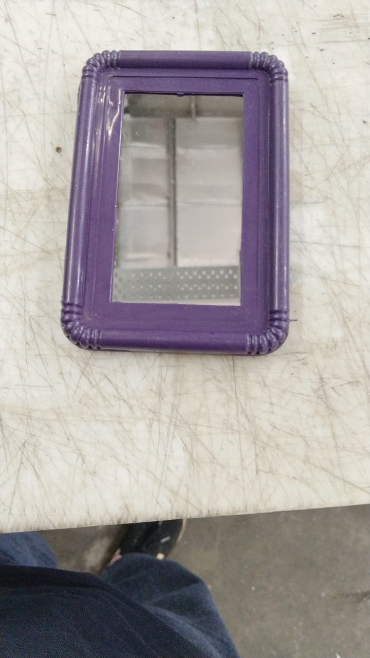 Purple Color Small Mirror