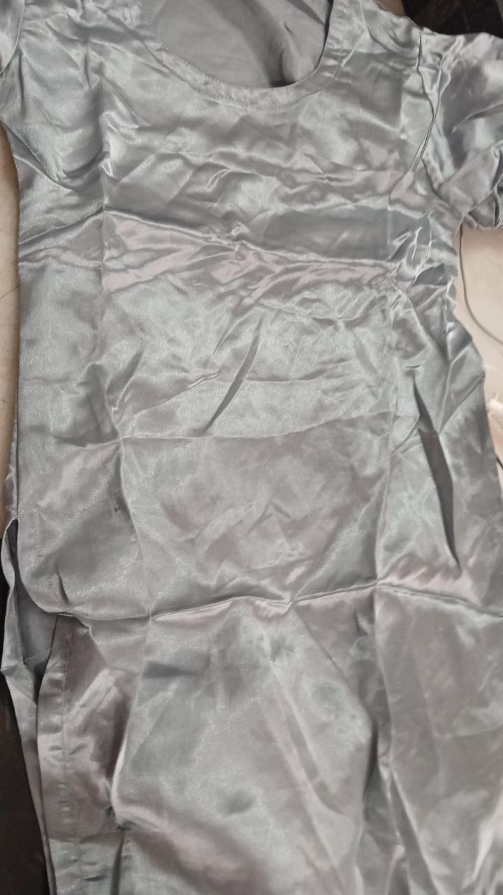 Kurti For Women Color Grey Size S