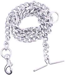 Pet Care Dog Chain Silver Grind