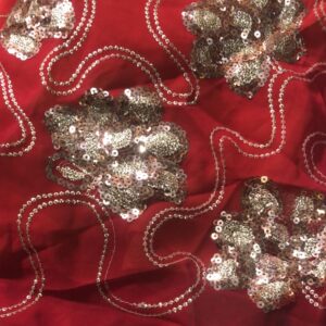 Maroon And Yellow Color Saree For Women