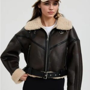 Savana Womens Brown Color Jacket Size S
