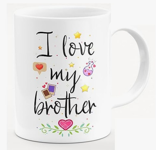 High Quality Printed Mug Gift For Brother