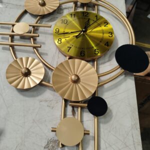 Decor Handmade Decorative Metal Wall Clock Multicolour