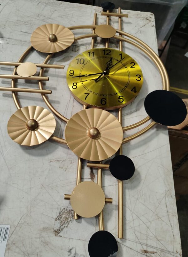 Decor Handmade Decorative Metal Wall Clock Multicolour