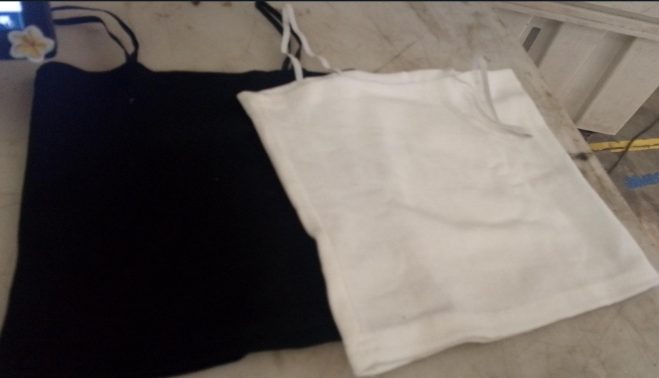 Sleeveless Casual Undershirt For Women Black And White Pack Of 2