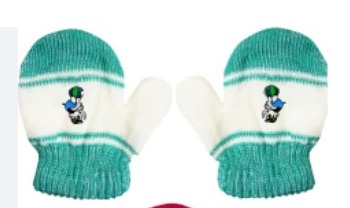 Kids Glove Green 1 Pair Size Nb