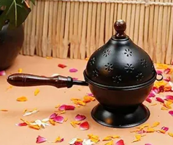 Dhoop Dani Stand Burner For Puja