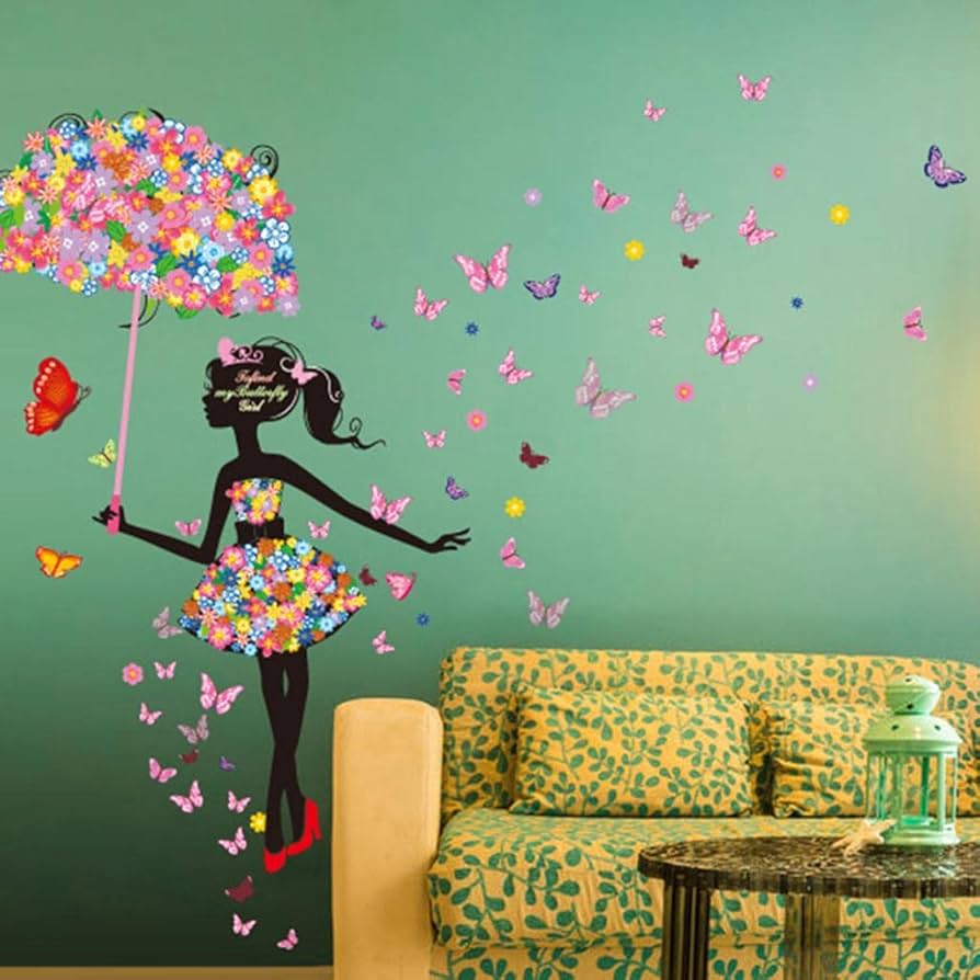 Aswadh Kitchen Bedroom Wall Stickers Art Room Removable