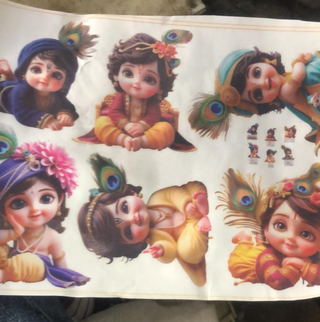 Lord Krishna God Krishna Wall Stickers