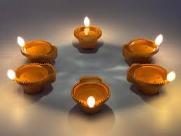 Water Led Sensor Diya Set Of 6