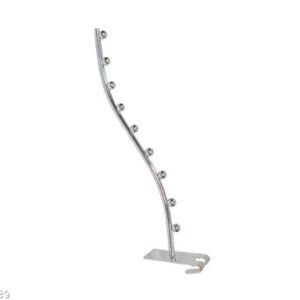 Stainless Steel 9 Ball Jali Pin Display Hooks Wall Drop Hanger