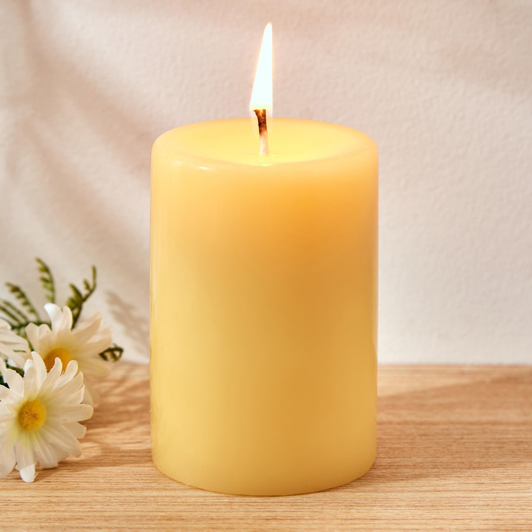 Home Centre Colour Refresh Lemongrass Scented Pillar Candle 520G