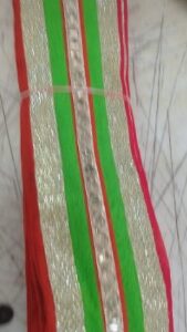 Fancy Dupatta Green Lace 7 Meter