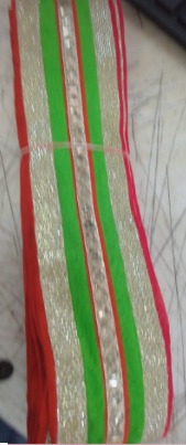 Fancy Dupatta Green Lace 7 Meter