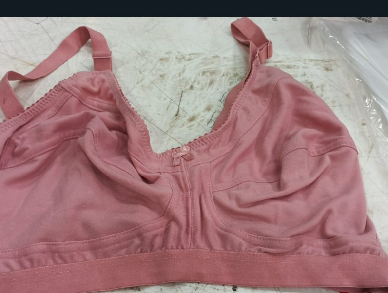 Dark Dusty Pink Non Padded Bra For Women Size 44