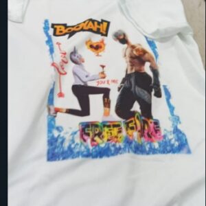 Kids White Printed T Shirt For Boys Size 34