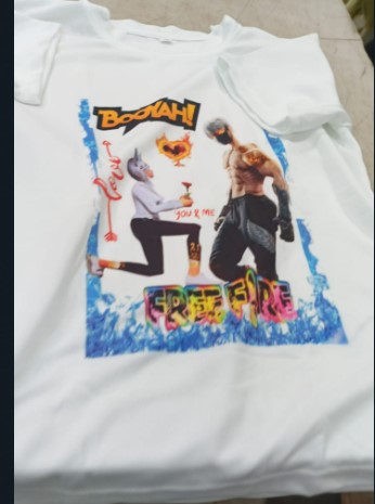 Kids White Printed T Shirt For Boys Size 34