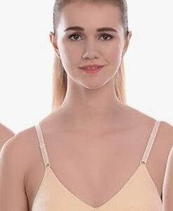 Cream Non Padded Bra For Women Size 28