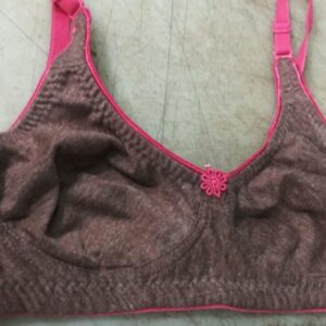 Brown Non Padded Bra For Women Size 28