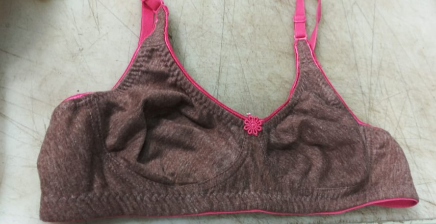 Brown Non Padded Bra For Women Size 28