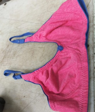 Pink Non Padded Bra For Women Size 28