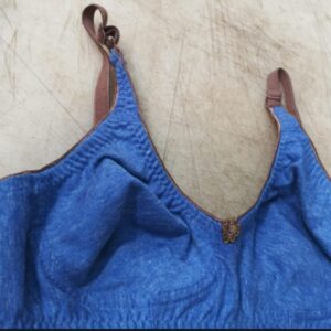 Blue Non Padded Bra For Women Size 28