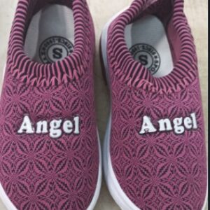 Kids Purple Printed Soft And Comfortable Belly Shoes For Girls Size 1