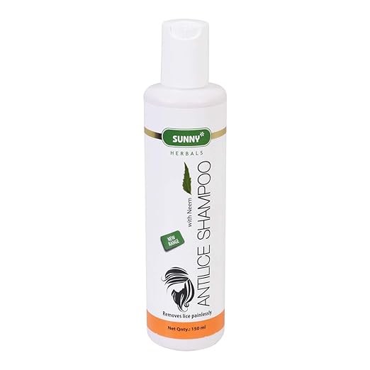 Sunny Anti Lice Shampoo With Neem Camphor For Lice Eggs 150Ml