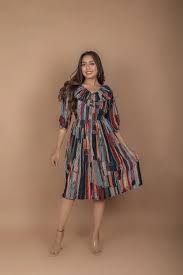 AND Stained Glass Viscose Maxi Dress chest 93cm