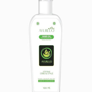 Ayurluq Hair Oil For Care Control Hair Fall Pure Herbal Oil Solution For Dandruff Promote Growth 100Ml Clear