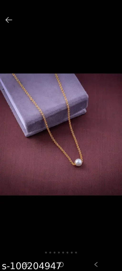 Private Lable Shimmering Graceful Women Necklaces Chains