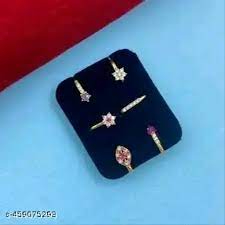 Private Lable women Allure Fancy Nosepins 6 peaces