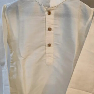 Private label Ministitch White Kurta Set Size L