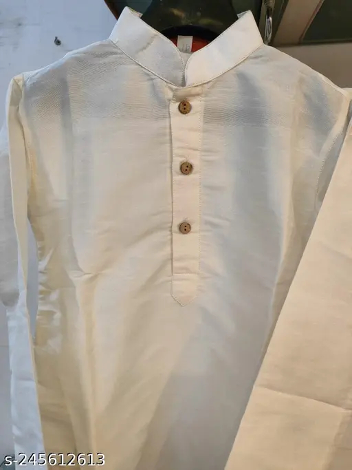Private label Ministitch White Kurta Set Size L