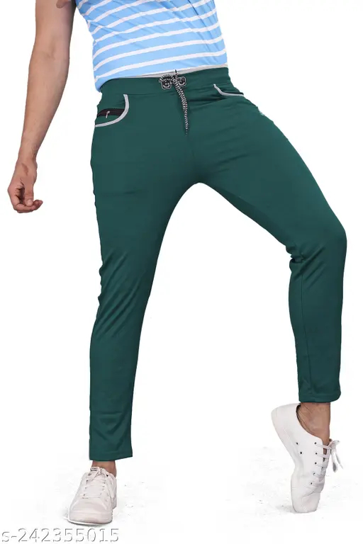 Private Label Track pant Men s Stylish Running Gym Sports lower Pant Pajama Pyjama for Boys Gents color green size s