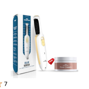 Winston Rechargeable Electric Callus Remover and Foot Cream for Feet Care Men and Women Foot care at Home white