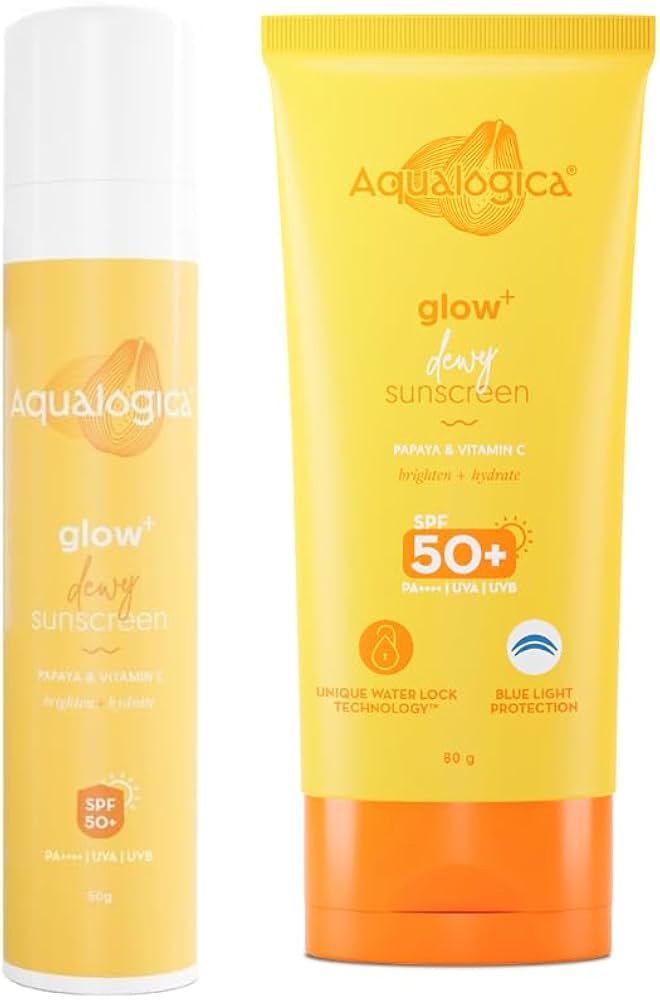 Aqualogica Dewy Sunscreen Papaya Vitamin C SPF 50 PA 50 g