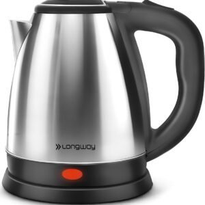 Longway Kestro 1500 W Electric Kettle 1 5 L Black and Silver