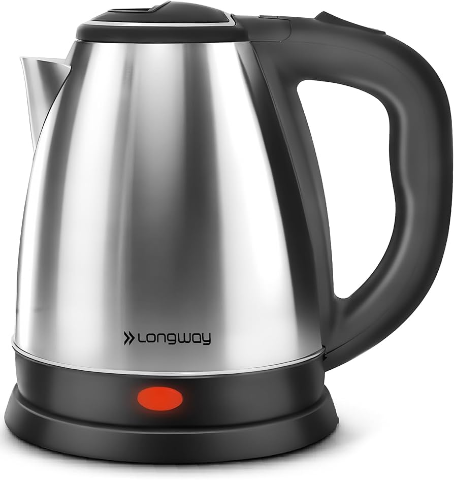 Longway Kestro 1500 W Electric Kettle 1 5 L Black and Silver