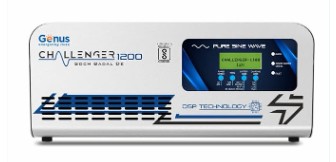 Genus challenger 1200 pure sine wave 900va 12 volt single battery inverter ups for home office and shops with unique battery revival mode