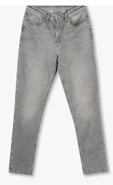 YB DNMX Boys Mid Wash Slim Fit Jeans Grey Colour 13 To 14 Y