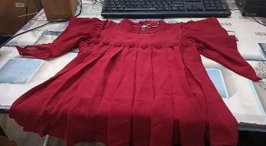 Vrisha Girls Top Maroon Size 9 To 10 Y