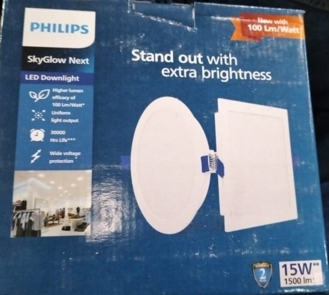 15W Round SkyGlow Led Downlighter Ceiling Lamp White