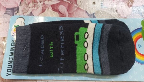 YOUNG WINGS Terry Socks assorted Colour  1yrs Kids Wear