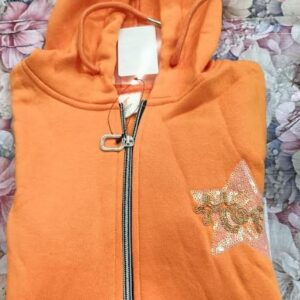 Sweat top  Designer wear Orange Kids Hoodies 11 to 12y