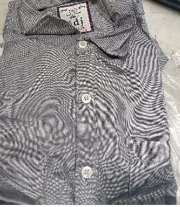 Private  Label Men Grey Colour Shirt   Size L