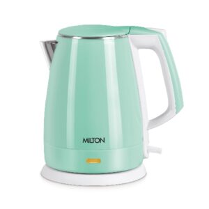 Milton Euroline Riga Electric 1.5 Stainless Steel Electric Kettle Aqua Green