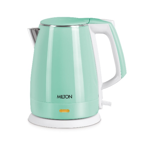 Milton Euroline Riga Electric 1.5 Stainless Steel Electric Kettle Aqua Green