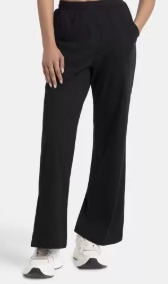A158 Super Combed Cotton Rich Women Solid Black Track Pants