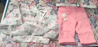 Sweet Love Girls Top And Pant Multicolour 6 To 12 M